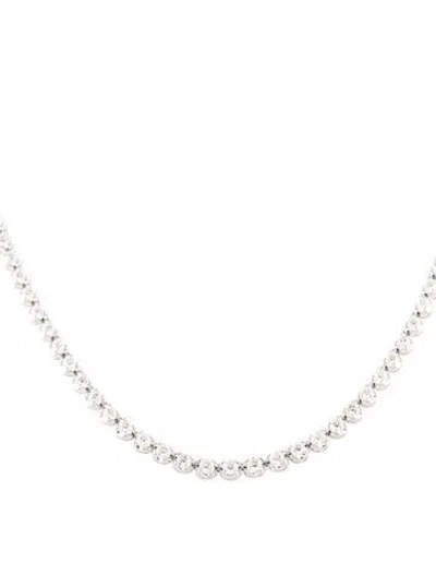 Pre-owned Necklace 14k 5.50ctw Diamond Tennis , 17.5" In Multi