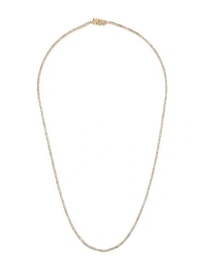 Pre-owned Necklace 14k 5.75ctw Diamond Tennis , 18" In Multi