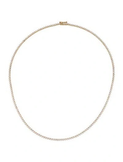 Pre-owned Necklace 14k 5.80ctw Diamond Tennis , 17.5" In Multi