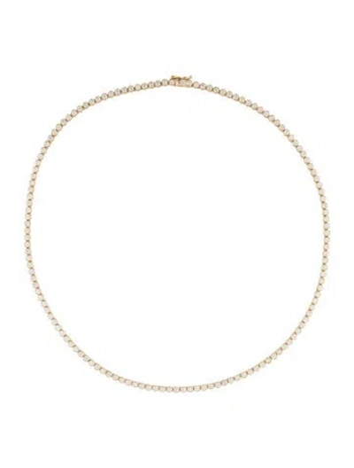 Pre-owned Necklace 14k 6.00ctw Diamond Tennis , 17" In Multi