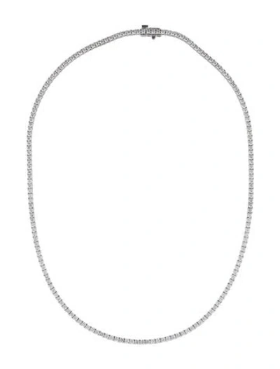 Pre-owned Necklace 14k 6.88ctw Diamond Collar , 16" In Multi