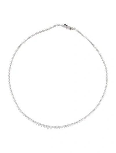 Pre-owned Necklace 14k 7.00ctw Diamond Tennis , 16" In Multi