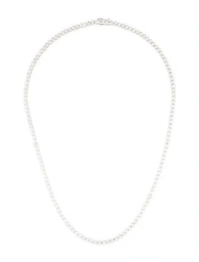 Pre-owned Necklace 14k 7.05ctw Diamond Tennis , 16" In Multi
