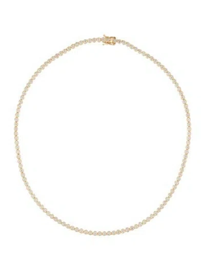 Pre-owned Necklace 14k 7.50ctw Diamond Tennis , 17.25" In Multi