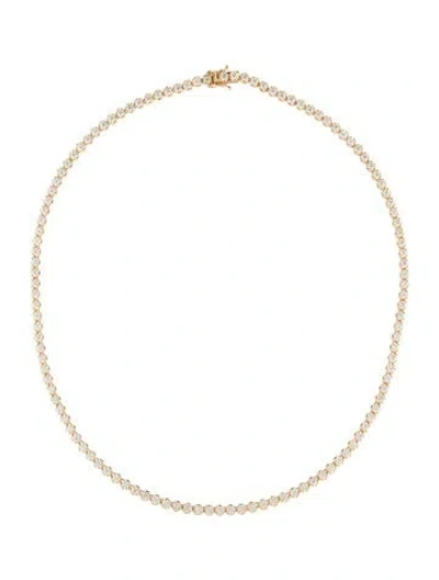 Pre-owned Necklace 14k 7.75ctw Tennis , 17.75" In Multi
