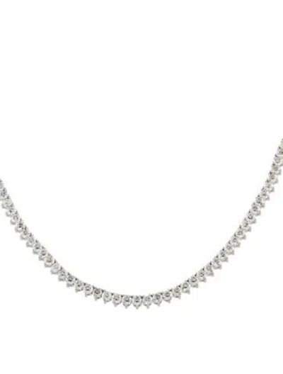 Pre-owned Necklace 14k 8.43ctw Diamond Tennis , 16" In Multi