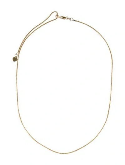 Pre-owned Necklace 14k Adjustable Chain, 18.75" In Multi
