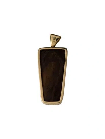 Pre-owned Necklace 14k Boulder Opal Pendant In Multi