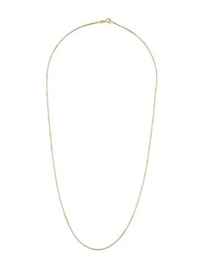 Pre-owned Necklace 14k Box Chain, 20" In Multi