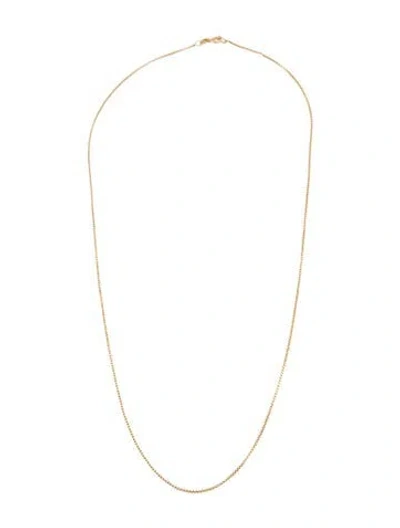 Pre-owned Necklace 14k Box Chain, 21" In Multi