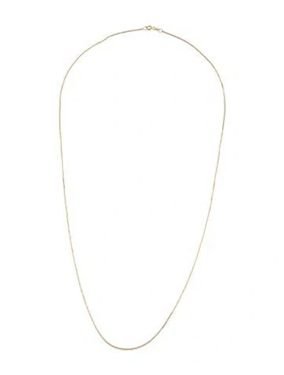 Pre-owned Necklace 14k Box Chain , 24" In Multi