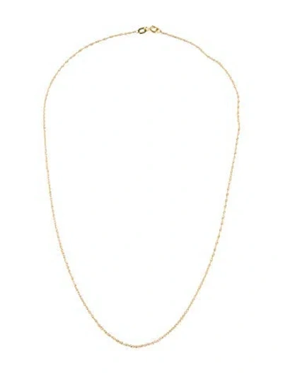 Pre-owned Necklace 14k Chain , 18" In Multi