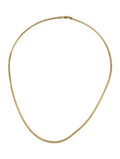 Pre-owned Necklace 14k Chain , 18" In Multi