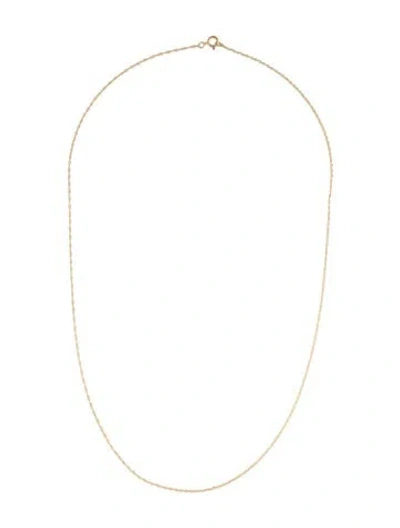 Pre-owned Necklace 14k Chain , 18.25" In Multi