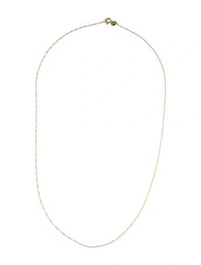 Pre-owned Necklace 14k Chain , 18.5" In Multi