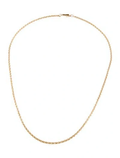 Pre-owned Necklace 14k Chain , 19.5" In Multi