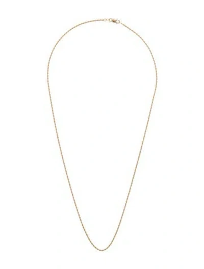 Pre-owned Necklace 14k Chain , 20" In Multi
