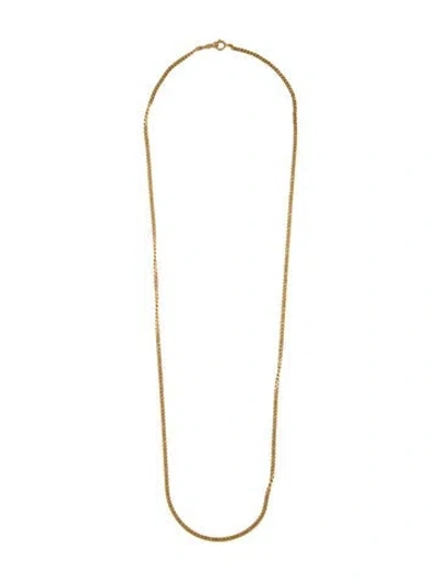 Pre-owned Necklace 14k Chain , 21" In Multi