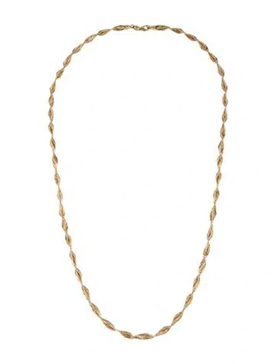 Pre-owned Necklace 14k Chain , 24" In Multi