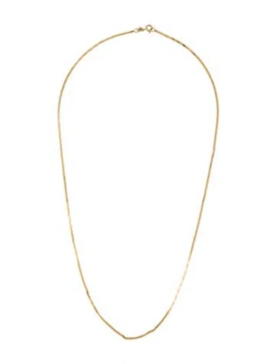 Pre-owned Necklace 14k Chain , 24" In Multi