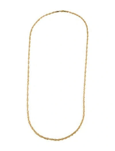 Pre-owned Necklace 14k Chain , 30" In Multi