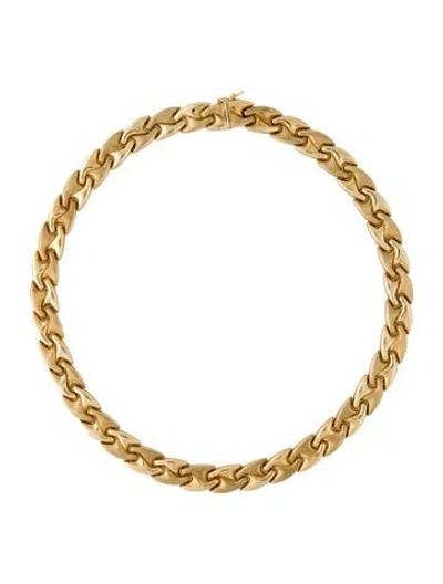 Pre-owned Necklace 14k Collar , 17.5" In Multi