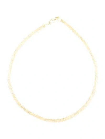Pre-owned Necklace 14k Collar , 18" In Multi