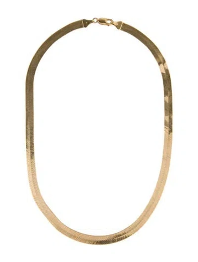 Pre-owned Necklace 14k Collar , 18.25" In Multi