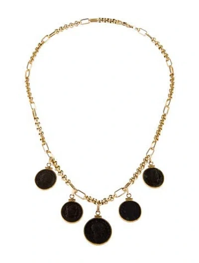 Pre-owned Necklace 14k Collar , 20" In Multi