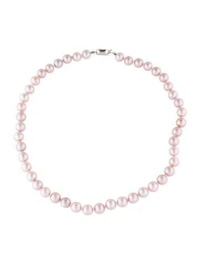 Pre-owned Necklace 14k Cultured Pearl Bead Strand, 18" In Multi