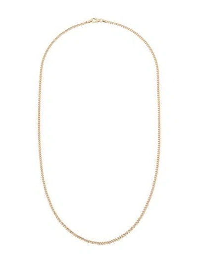 Pre-owned Necklace 14k Curb Chain , 20" In Multi