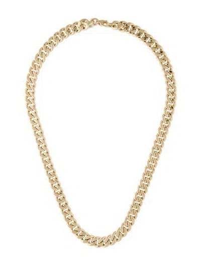 Pre-owned Necklace 14k Curb Link Chain, 22" In Multi