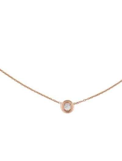 Pre-owned Necklace 14k Diamond Bezel , 16" In Multi