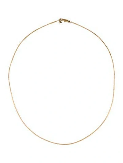 Pre-owned Necklace 14k Diamond Chain Link , 17.25" In Multi