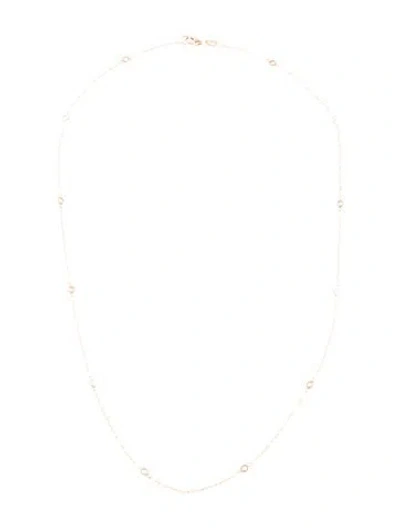 Pre-owned Necklace 14k Diamond Chain , 18" In Multi