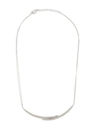 Pre-owned Necklace 14k Diamond Collar , 16" In Multi
