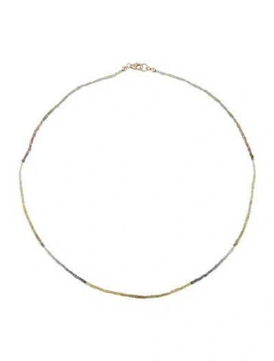 Pre-owned Necklace 14k Diamond Collar , 17" In Multi
