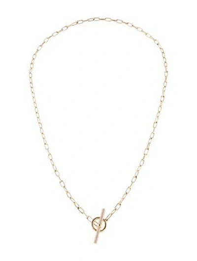 Pre-owned Necklace 14k Diamond Lariat , 17.75" In Multi