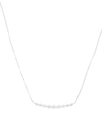 Pre-owned Necklace 14k Diamond Pendant, 16" In Multi