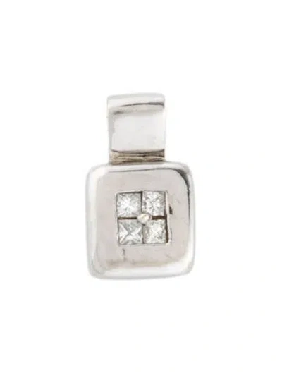 Pre-owned Necklace 14k Diamond Pendant In Multi