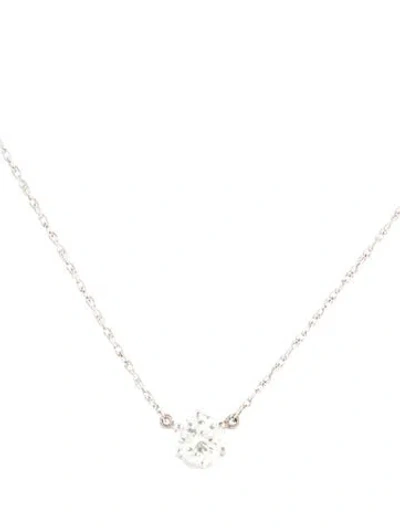 Pre-owned Necklace 14k Diamond Pendant , 14.5" In Multi