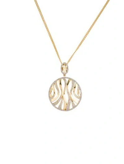 Pre-owned Necklace 14k Diamond Pendant , 15.75" In Multi