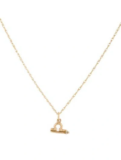 Pre-owned Necklace 14k Diamond Pendant , 16" In Multi