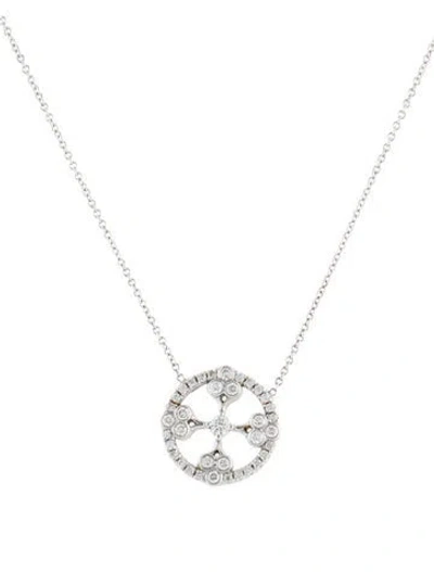 Pre-owned Necklace 14k Diamond Pendant , 16" In Multi