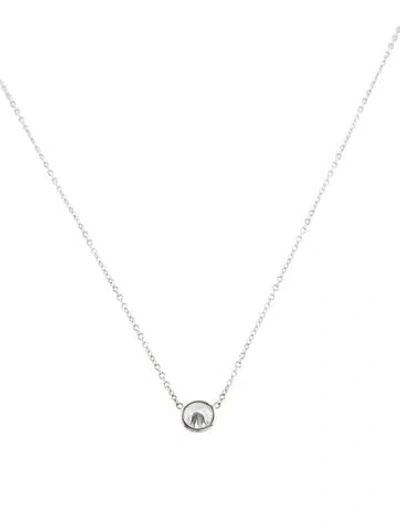 Pre-owned Necklace 14k Diamond Pendant , 16.25" In Multi