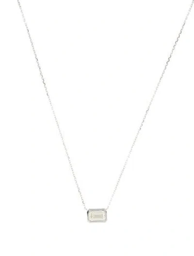 Pre-owned Necklace 14k Diamond Pendant , 17.75" In Multi
