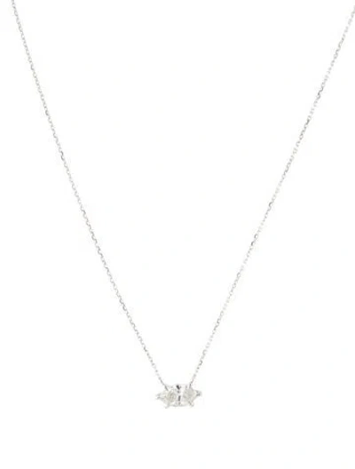 Pre-owned Necklace 14k Diamond Pendant , 17.75" In Multi