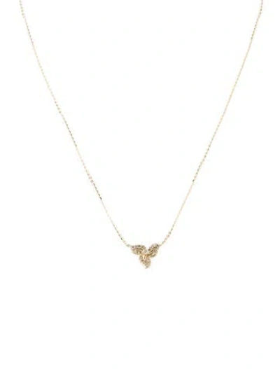 Pre-owned Necklace 14k Diamond Pendant , 17.75" In Multi