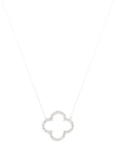 Pre-owned Necklace 14k Diamond Pendant , 17.75" In Multi