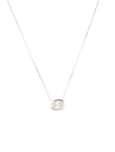 Pre-owned Necklace 14k Diamond Pendant , 17.75" In Multi